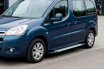 Peugeot Partner Tepee 2008-2018 Pedane Laterali Allmond Grey (2 pz, Alluminio) foto 1