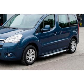 Pedane Laterali Allmond Grey (2 pz, Alluminio) Peugeot Partner Tepee 2008-2018 foto 1