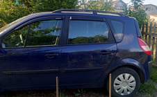 Renault Scenic/Grand 2003-2009 Barre Tetto Nere (2 pz) Passo Lungo (Grande) foto 8