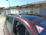 Renault Scenic/Grand 2003-2009 Barre Tetto Nere (2 pz) Passo Lungo (Grande) foto 1