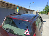 Renault Scenic/Grand 2003-2009 Barre Tetto Nere (2 pz) Passo Lungo (Grande) foto 9