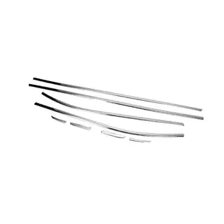 Cornici finestrini acciaio inox 8pz HB foto 3