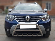 Renault Duster 2018-2024 Parabullbar senza scritta WT003 (acciaio inox) foto 2