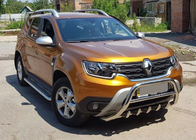 Renault Duster 2018-2024 Parabullbar senza scritta WT003 (acciaio inox) foto 6