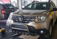 Renault Duster 2018-2024 Parabullbar senza scritta WT003 (acciaio inox) foto 13