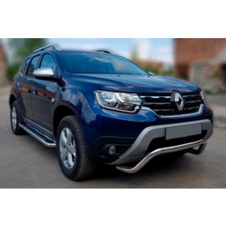 Protezione Anteriore WT007 (Acciaio Inox) Dacia Duster 2018-2024 foto 1
