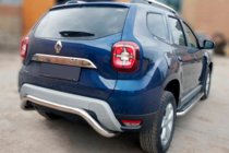 Renault Duster 2018-2024 Protezione Posteriore AK007 (Acciaio Inox) foto 1