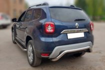 Renault Duster 2018-2024 Protezione Posteriore AK007 (Acciaio Inox) foto 3