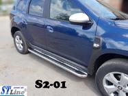 Dacia Duster 2018-2024 Pedane Laterali Premium (2 pz, Acciaio Inox) foto 3