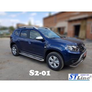Pedane Laterali Premium (2 pz, Acciaio Inox) Dacia Duster 2018-2024 foto 1