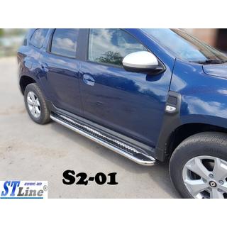Pedane Laterali Premium (2 pz, Acciaio Inox) Dacia Duster 2018-2024 foto 3