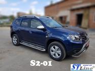 Renault Duster 2018-2024 Pedane Laterali Premium (2 pz, Acciaio Inox) foto 1