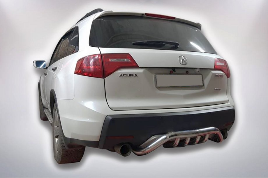 Acura MDX 2007-2013 Protezione Posteriore B1-47 (Acciaio Inox) Foto 3