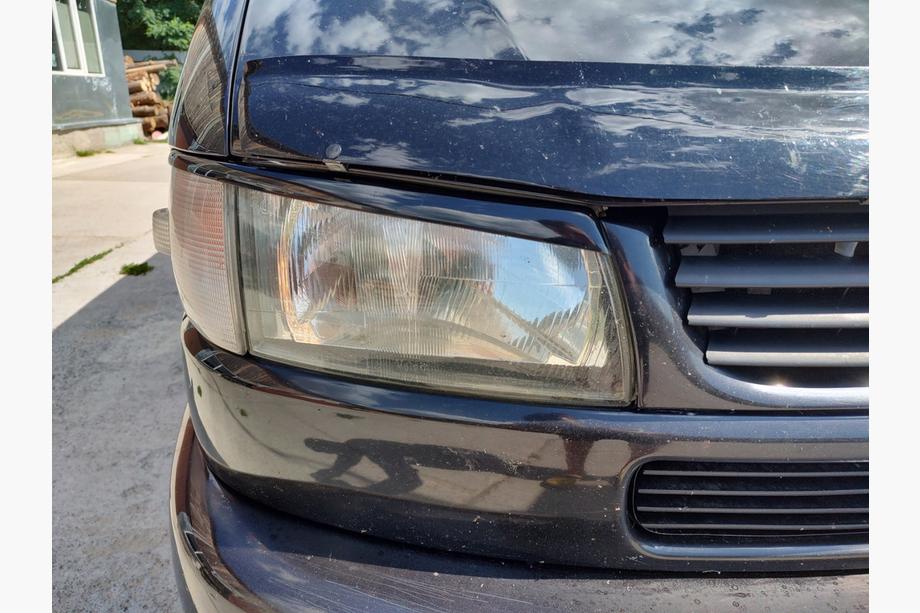 Volkswagen T4 Transporter 1990-2003 Palpebre Fari Cofano Dritto (2 pz) Nero Opaco Foto 3