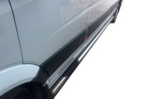 Mercedes Sprinter W907/W910 2018- Tubi Laterali (2 pz, Acciaio Inox) foto 2