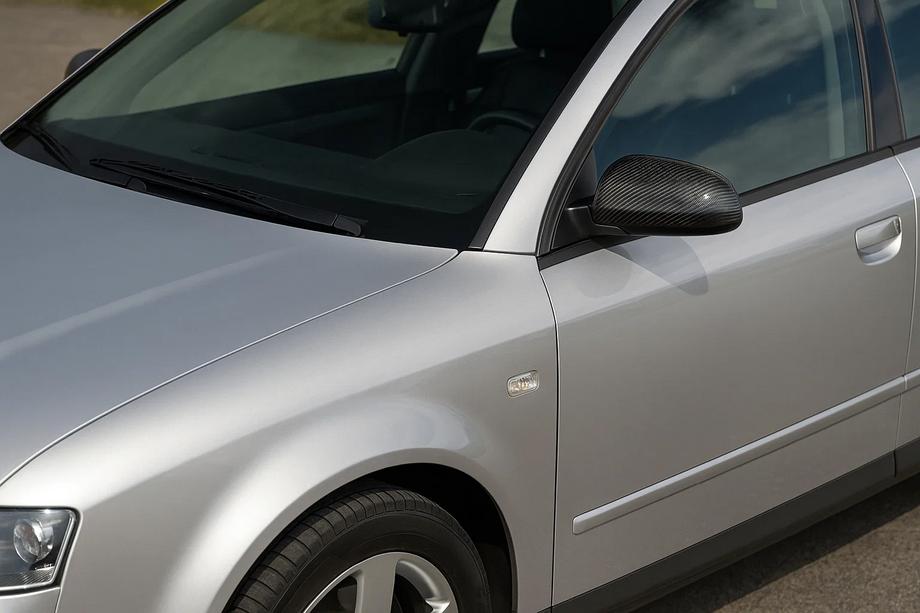 Audi A4 B6 2000-2004 Cover Specchietti (2 pz., Carbonio) Image