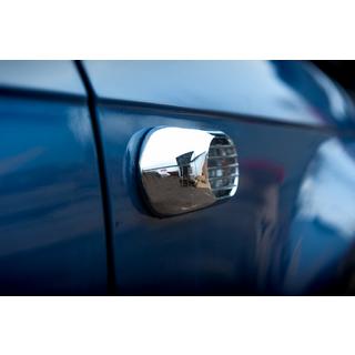 Griglia per freccia laterale Ovale (2 pz, ABS) Audi A3 2003-2012 foto 3
