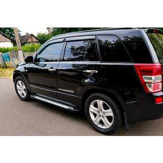 Pedane Laterali Allmond Grey (2 pz, Alluminio) Suzuki Grand Vitara 2005-2017 foto 1