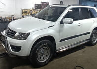 Suzuki Grand Vitara 2005-2017 Pedane Laterali Premium (2 pz, Acciaio Inox) foto 3