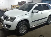 Suzuki Grand Vitara 2005-2017 Pedane Laterali Premium (2 pz, Acciaio Inox) foto 3