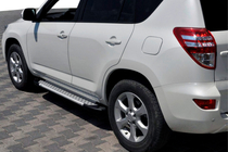 Toyota Rav 4 2006-2013 Pedane Laterali Allmond Grey (2 pz, Alluminio) foto 1