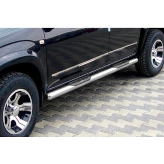Tubi laterali per passo standard (2 pz, acciaio inox) Toyota Rav 4 2006-2013 foto 1