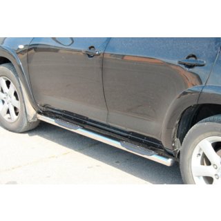 Tubi laterali per passo standard (2 pz, acciaio inox) Toyota Rav 4 2006-2013 foto 3