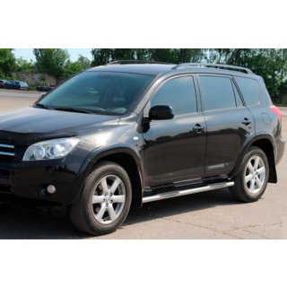 Tubi laterali per passo standard (2 pz, acciaio inox) Toyota Rav 4 2006-2013 foto 2