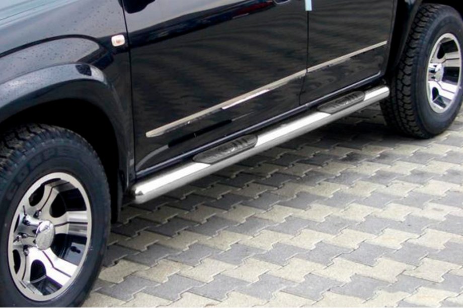 Toyota Rav 4 2006-2013 Tubi laterali per passo standard (2 pz, acciaio inox) Foto 1