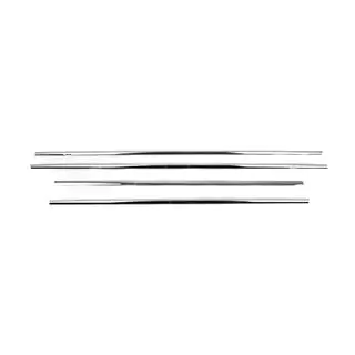 Cornici Finestrini Acciaio Inox (4 pz) Toyota Yaris 2010-2020 foto 2