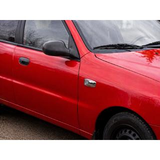 Coperture Cromate per Indicatori Laterali Rettangolari (2 pz, ABS) Daewoo Lanos 1998-2017 foto 1