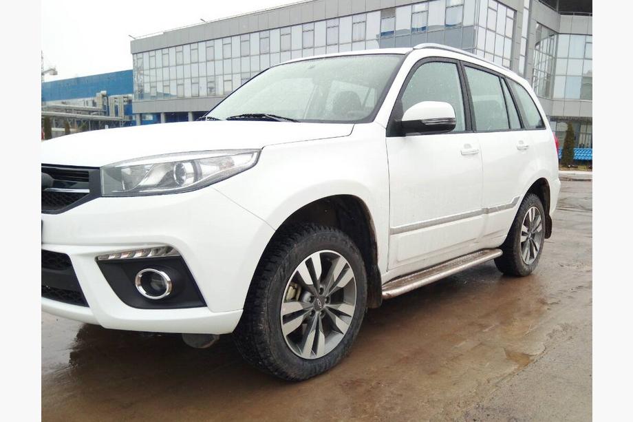 Chery Tiggo 3 2005- Pedane Laterali Premium (2 pz, Acciaio Inox) Foto 1