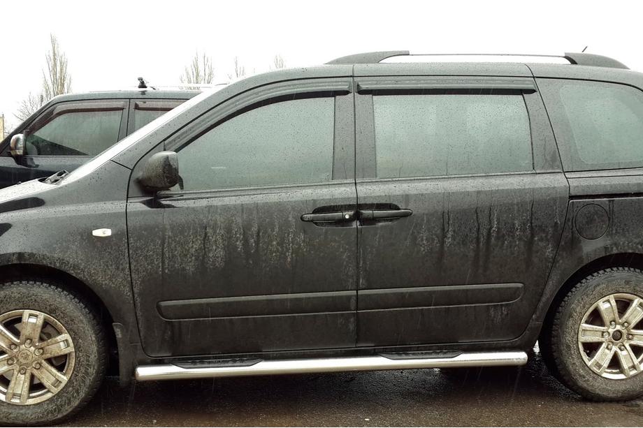Kia Carnival 2002-2013 Barre Laterali (2 pz, Acciaio Inox) Image