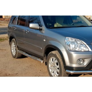 Barre Laterali (2 pz, Acciaio Inox) Honda CRV 2001-2006 foto 2
