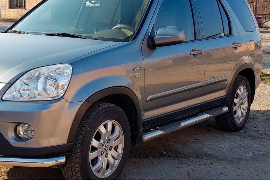 Honda CRV 2001-2006 Barre Laterali (2 pz, Acciaio Inox) Image