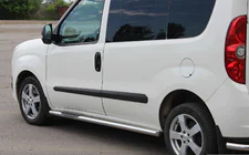 Opel Combo 2012-2018 Barre Laterali (2 pz, Acciaio Inox) foto 2