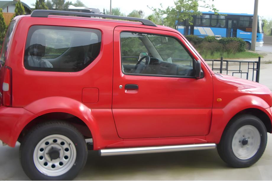 Suzuki Jimny 1998-2018 Barre Laterali (2 pz, Acciaio Inox) Foto 1