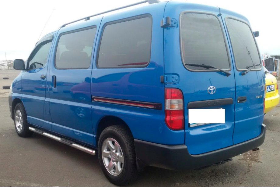 Toyota HiAce Barre Laterali (2 pz, Acciaio Inox) Image