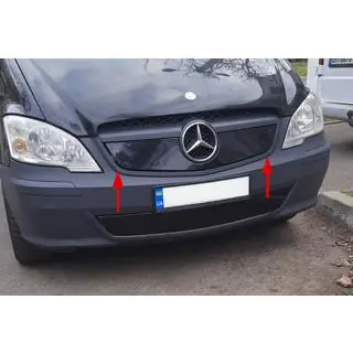 Copertura invernale per griglia V1 (2010-2015) Mercedes Vito W639 2004-2014 foto 1