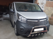 Opel Vivaro 2015-2019 Parabullbar WT003-4 (Acciaio Inox) Con Scritta foto 3