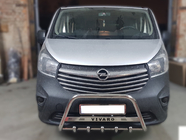 Opel Vivaro 2015-2019 Parabullbar WT003-4 (Acciaio Inox) Con Scritta foto 1