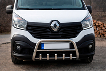 Opel Vivaro 2015-2019 Parabullbar WT003-4 (Acciaio Inox) Con Scritta foto 6