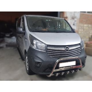 Parabullbar WT003-4 (Acciaio Inox) Opel Vivaro 2015-2019 foto 3