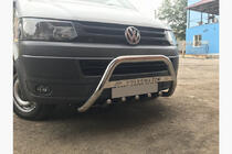 Volkswagen T6 2015-2024 Parabullbar WT003-4 (Acciaio Inox) foto 3