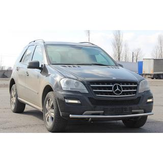Protezione Anteriore ST008 (Acciaio Inox) Mercedes ML W164 2005-2011 foto 2