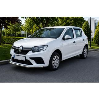 Protezione Anteriore ST008 (Acciaio Inox) Renault Sandero 2013-2022 foto 1