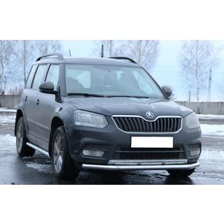 Protezione Anteriore ST008 (Acciaio Inox) Skoda Yeti 2009-2017 foto 3