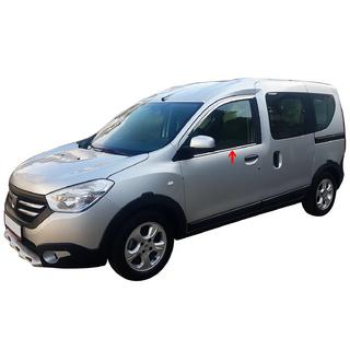 Cornici finestrini (2 pz, acciaio inox) Dacia Dokker 2013-2022 foto 1