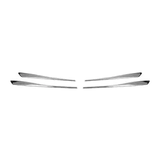 Coperture griglia cromate (4 pz, acciaio inox) foto 2