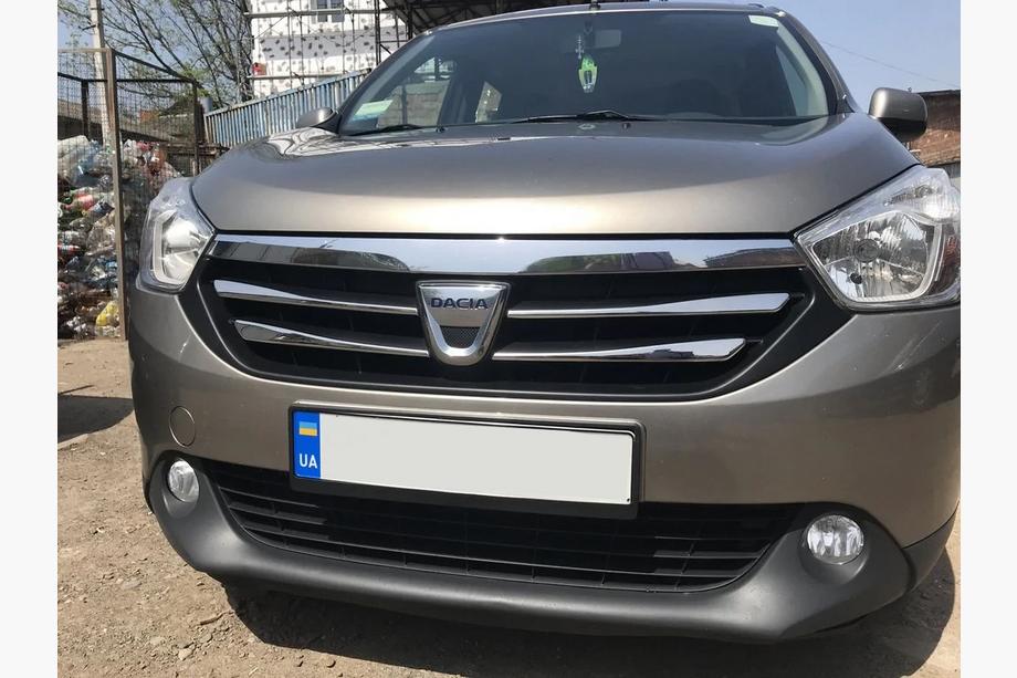 Dacia Lodgy 2012-2022 Coperture griglia cromate (4 pz, acciaio inox) Foto 6